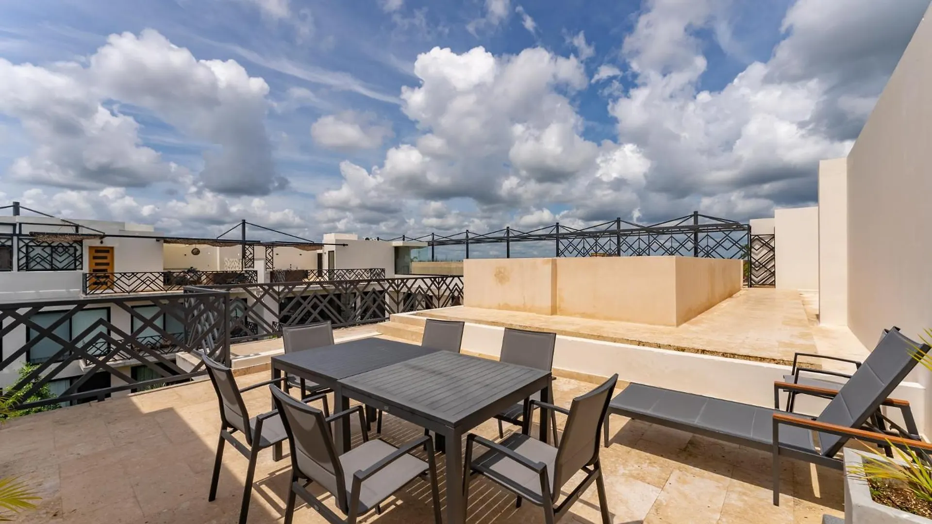 דירות Tulum Stylish 2Br Penthhouse, Private Terrace, Grill And Pool
